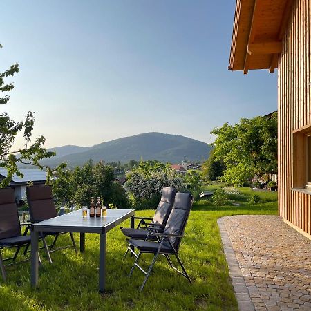 Bayerwald Chalet Kaitersberg Mit Sauna, Sonnenterrasse Und Garten アルンブルック エクステリア 写真