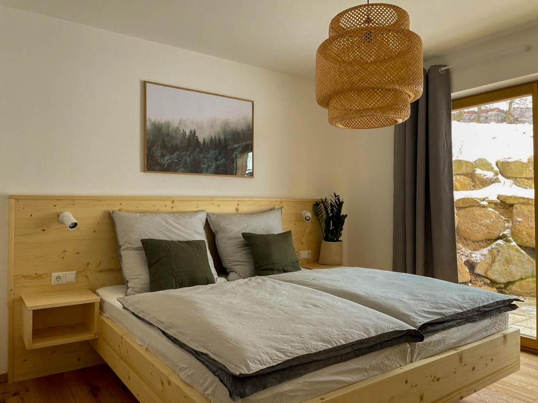 Bayerwald Chalet Kaitersberg Mit Sauna, Sonnenterrasse Und Garten アルンブルック エクステリア 写真